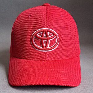 Toyota Logo USED Hat (Flexfit, Red, Promo, Automobiles)